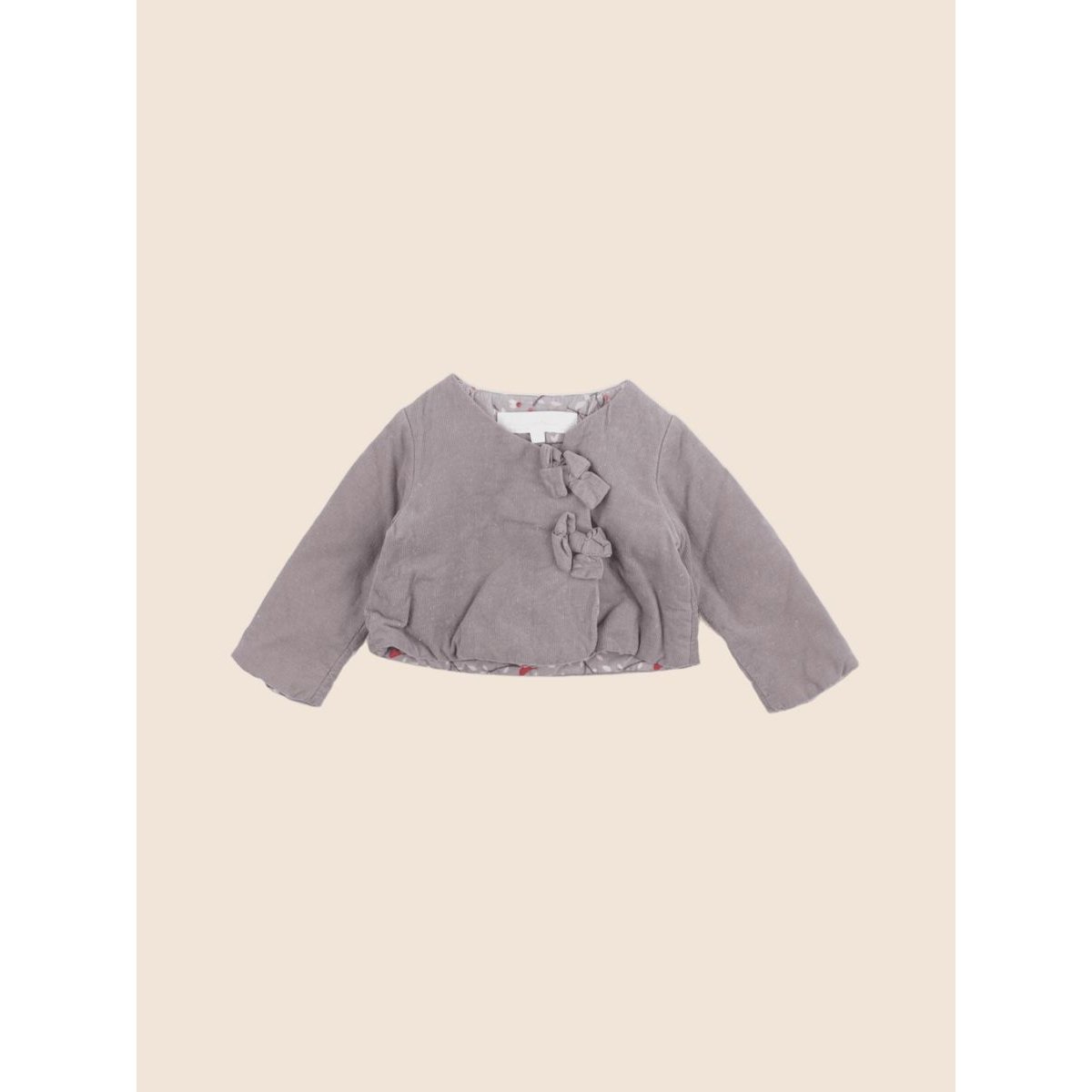 Veste doublé - Très bon état gris, TARTINE ET CHOCOLAT