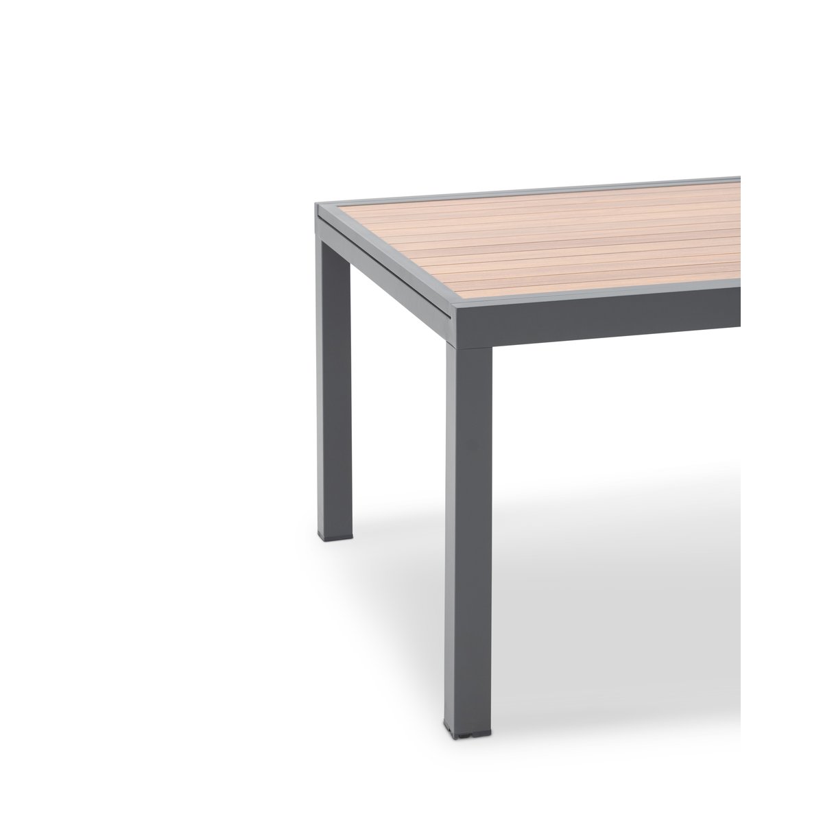 Table à manger, extensible, MANHATTAN gris anthracite, DEFORA HOME