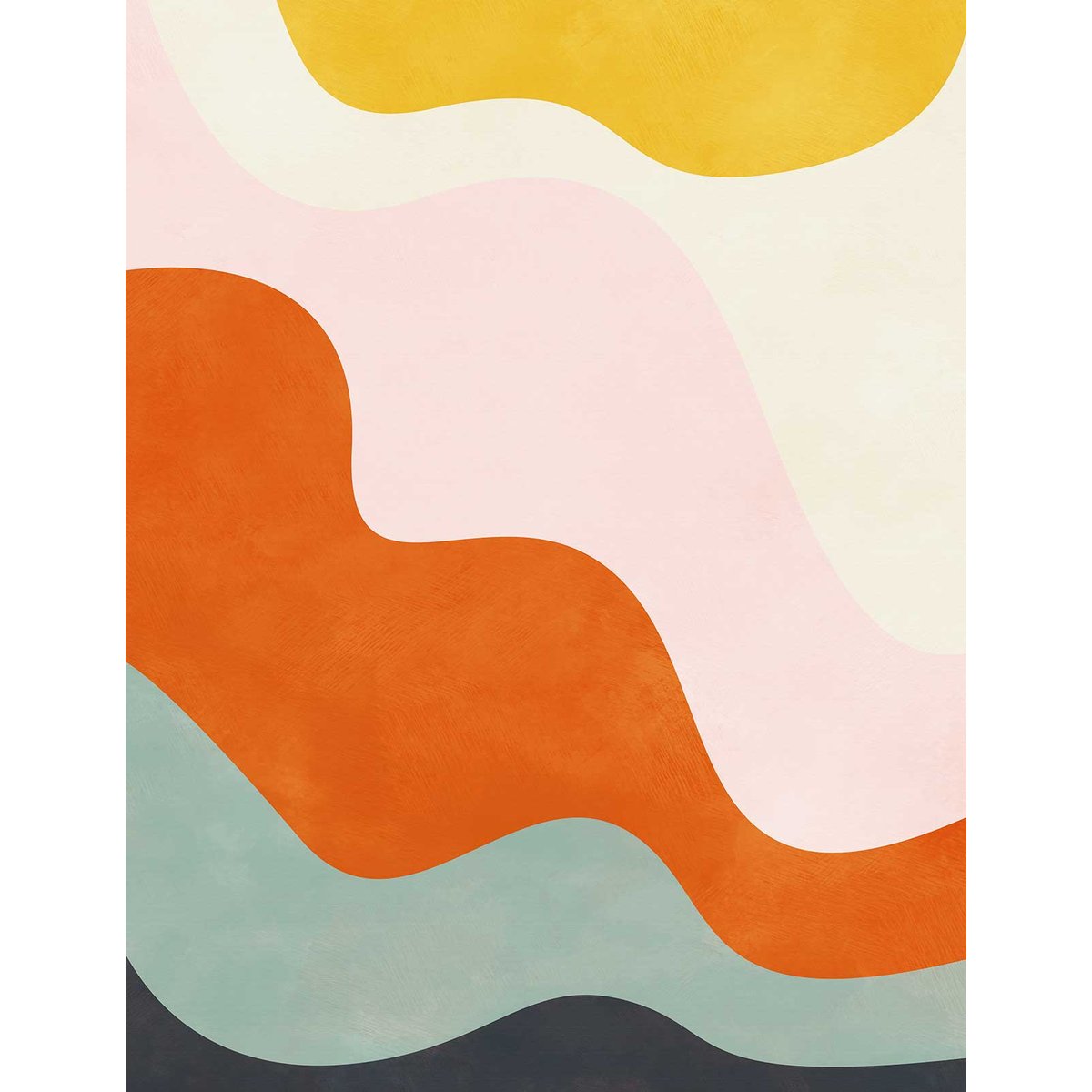Papier peint orange intissé, HEXOA