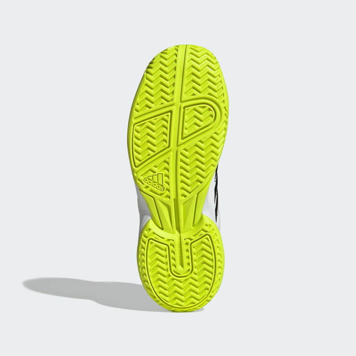 Baskets SPEEDCOURT VELCRO cloud white / core black / lucid lemon, adidas Performance