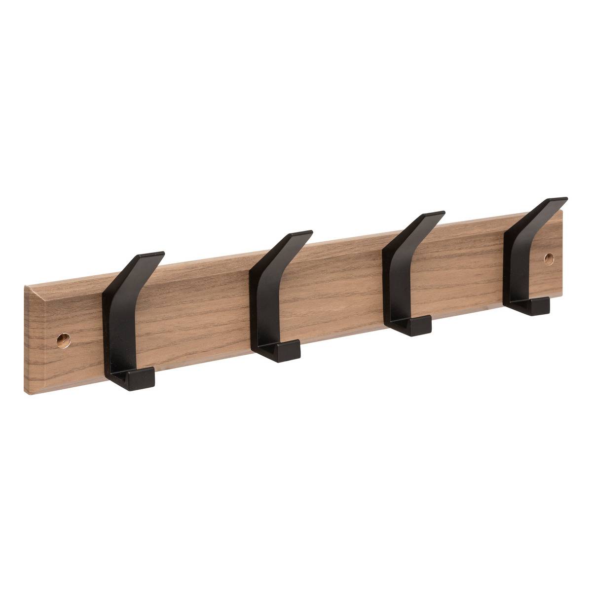 Patère murale 4 têtes en métal ZINY marron, 5FIVE SIMPLY SMART
