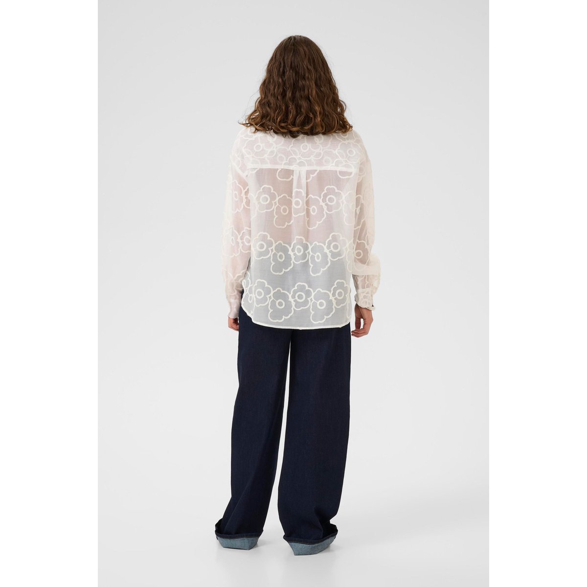 Chemise à manches longues beige whitecap, CULTURE