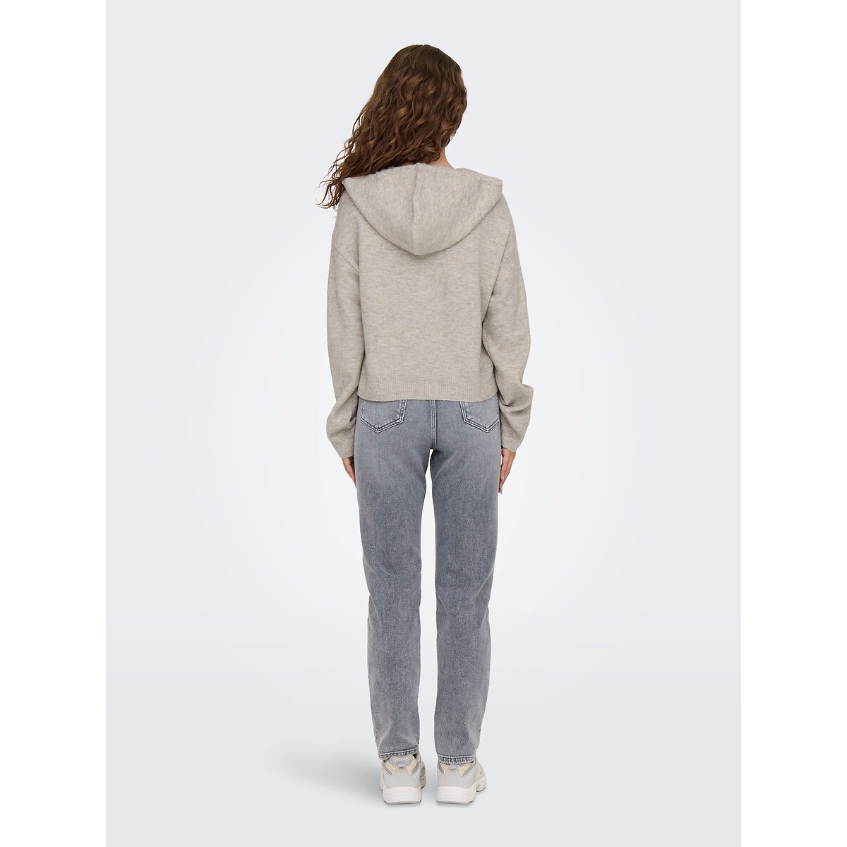Pull con cappuccio beige, JDY