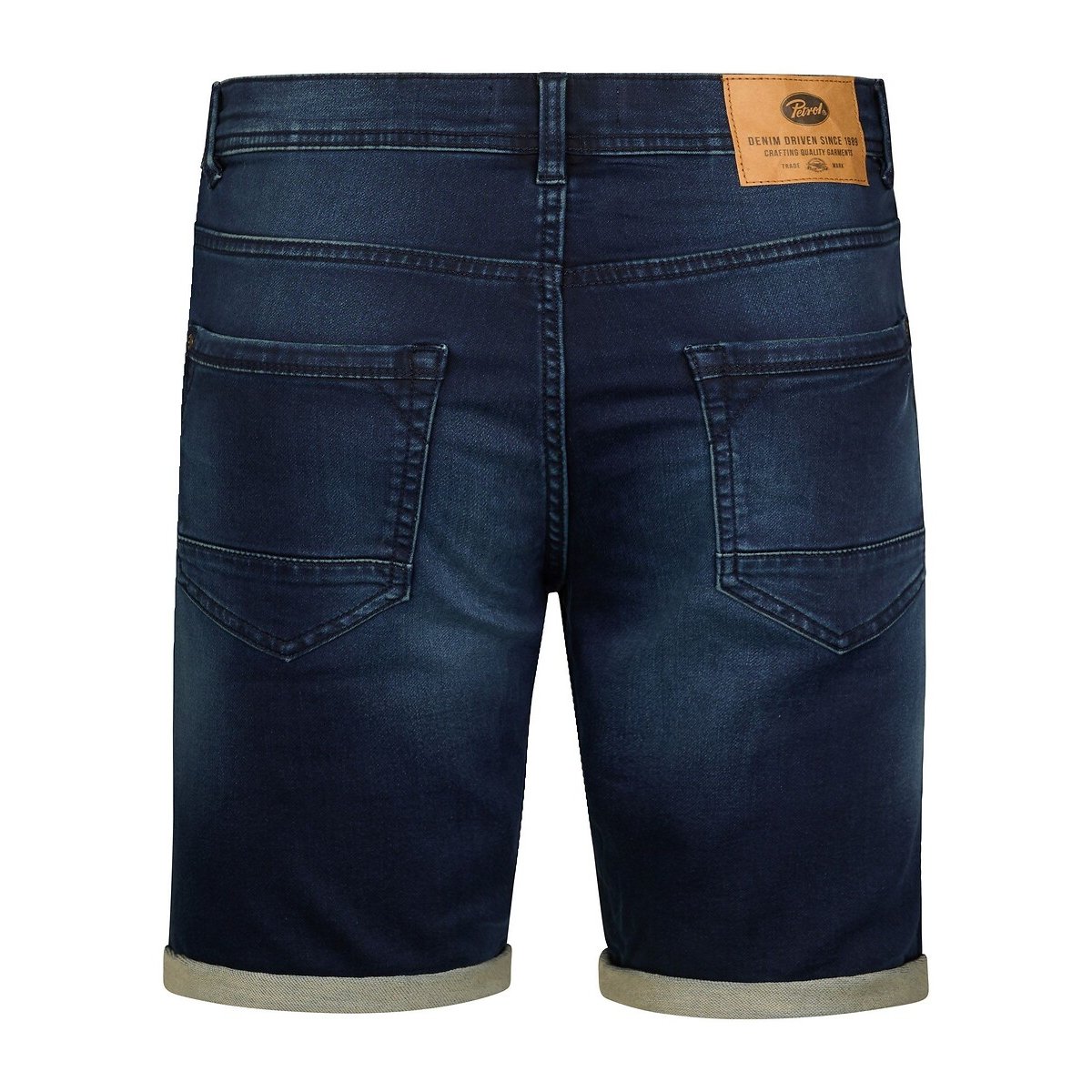 Short slim en jean bleu foncé, PETROL INDUSTRIES