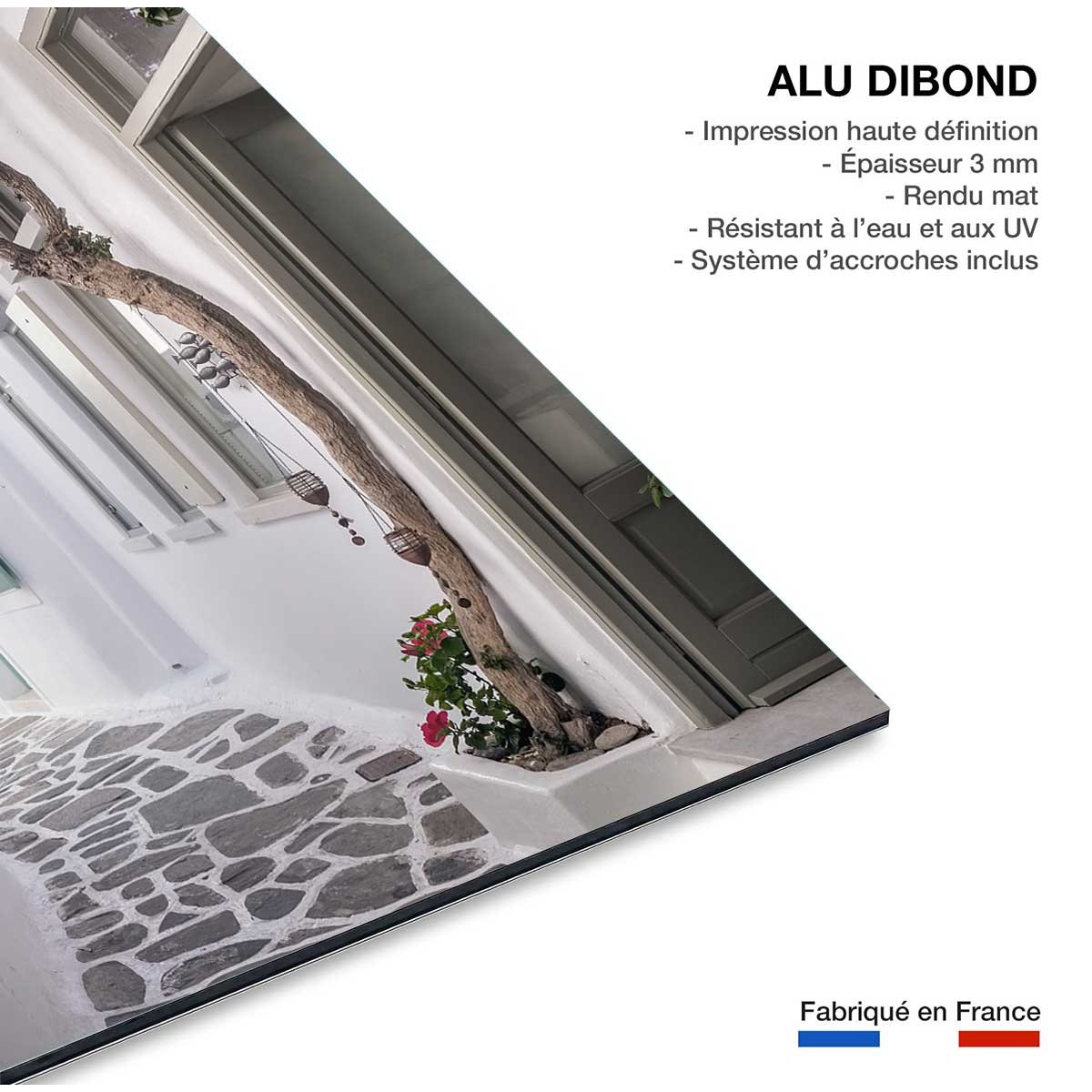 Tableau bougainvilliers paros tableau alu dibond, HEXOA
