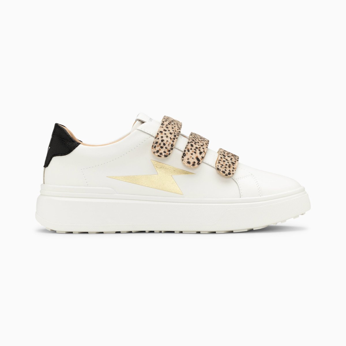 Baskets eclair maeva a scratchs leopard gris leopard Vanessa Wu La Redoute