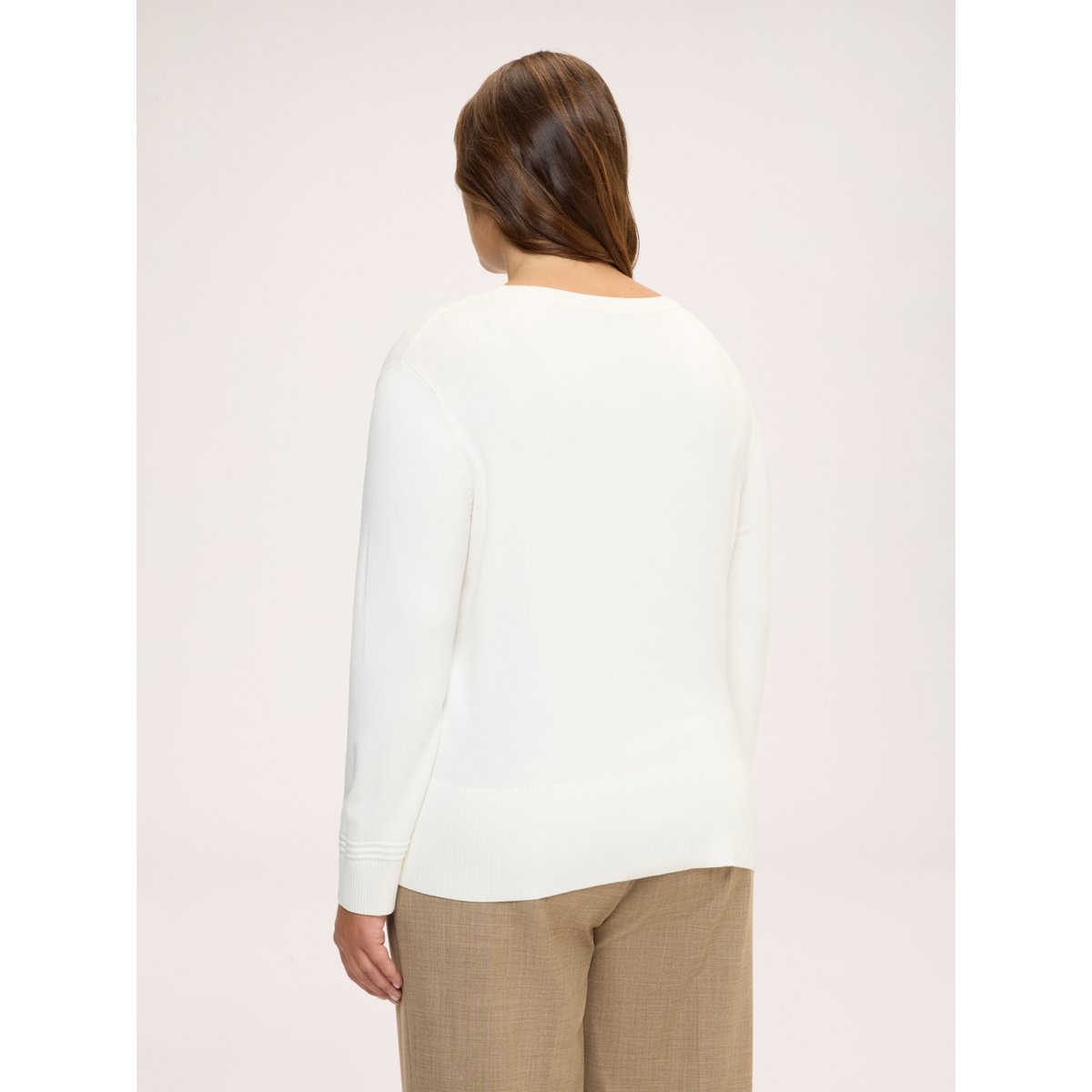 Pull à encolure bateau blanc, FIORELLA RUBINO