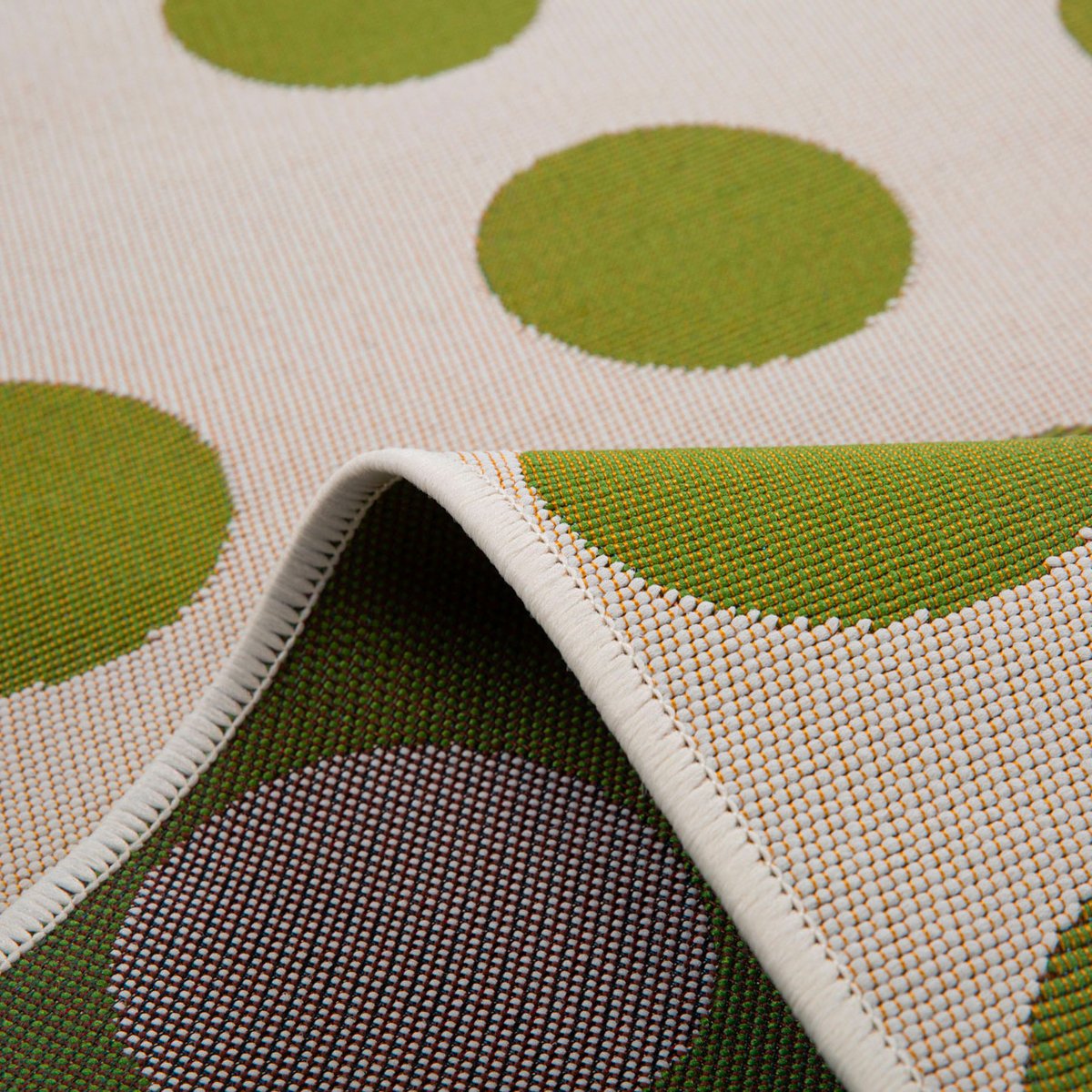 Tapis extérieur à pois RIVIERA crème, NAZAR RUGS