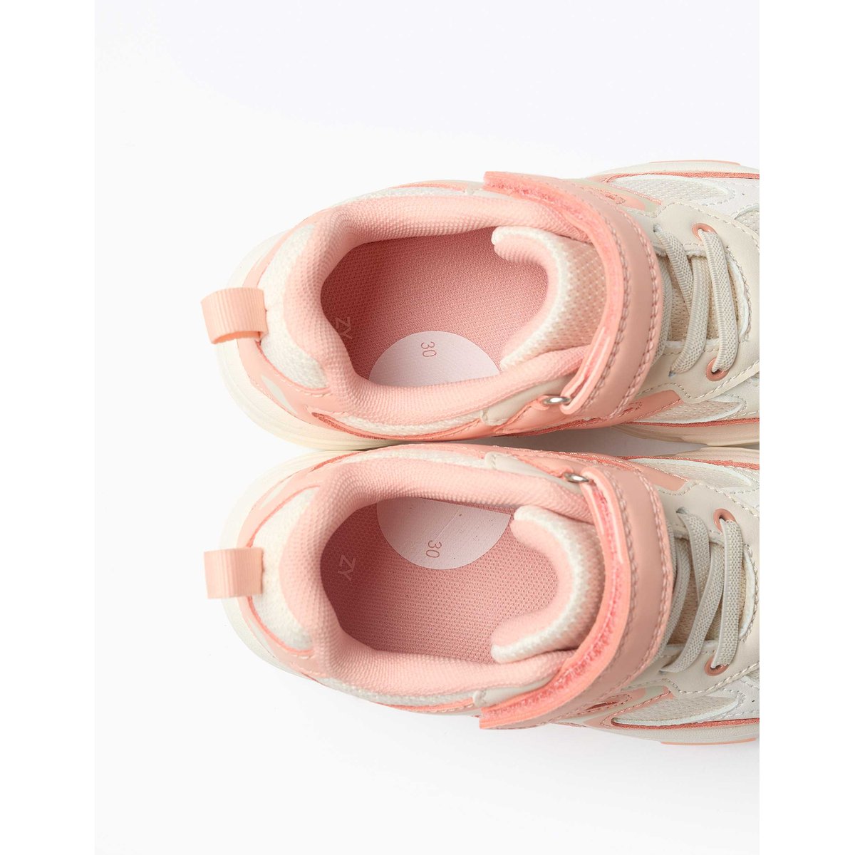 Baskets lumineuses avec semelle antidérapante rose, ZIPPY