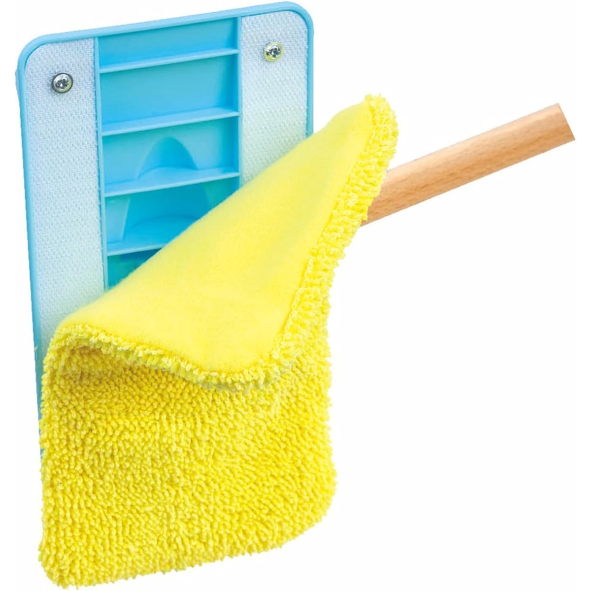Set de nettoyage avec support bleu, orange, noir, HAPE