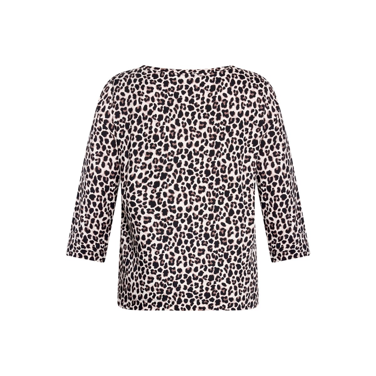 T-shirt basique à motif placé beige/marron, BETTY BARCLAY
