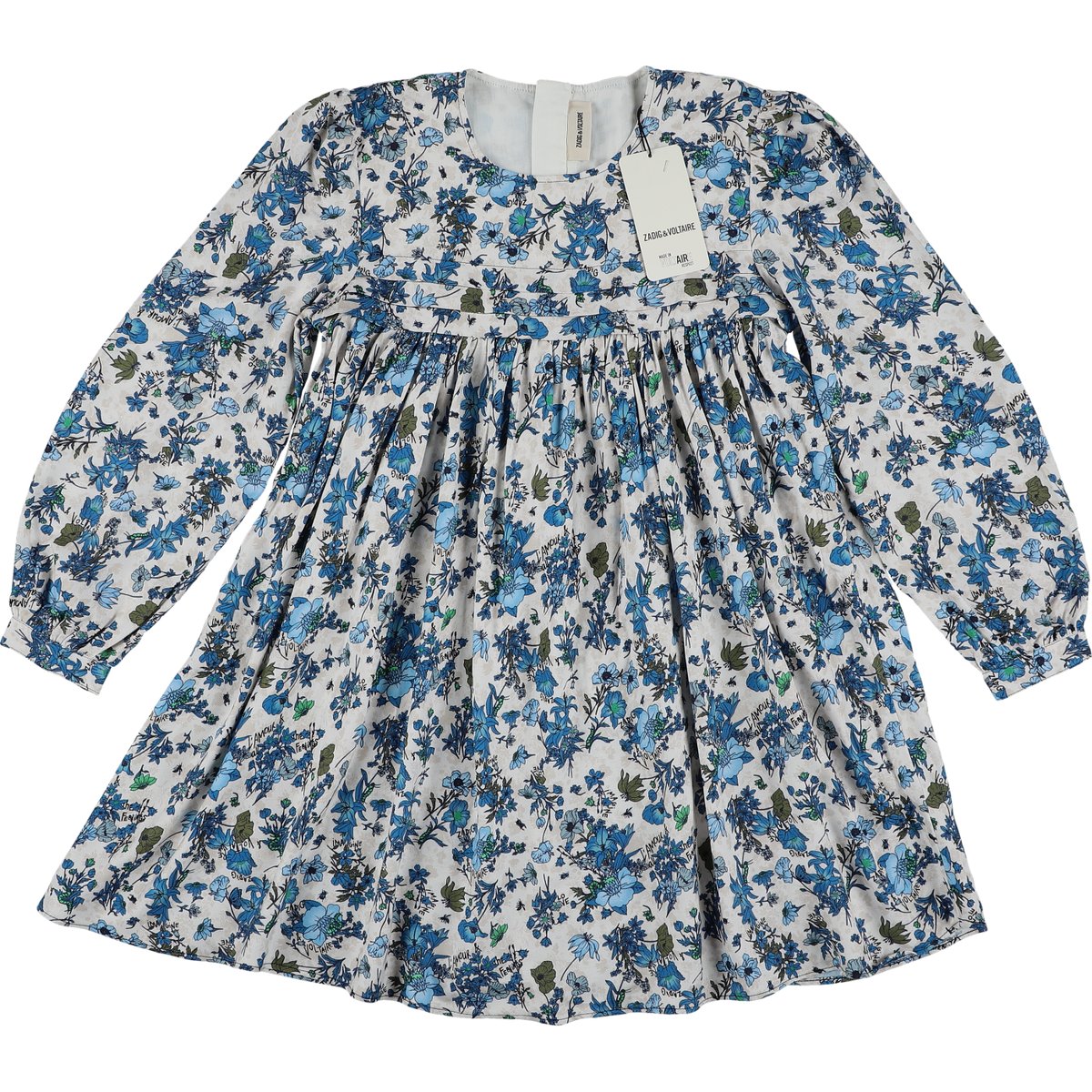 Robe - Très bon état bleu, ZADIG&VOLTAIRE