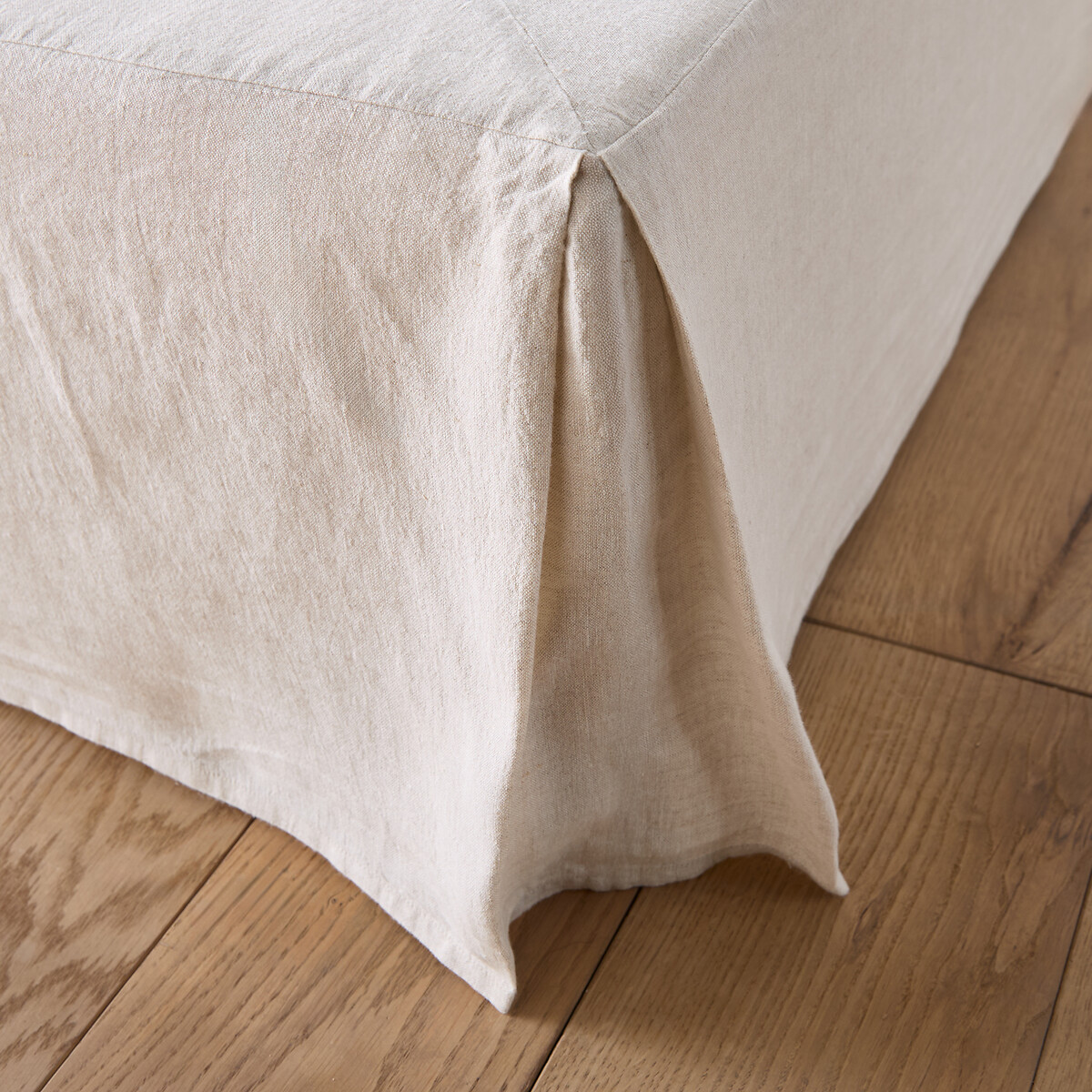 Cubre canapé de lino lavado ABELLA natural, LA REDOUTE INTERIEURS