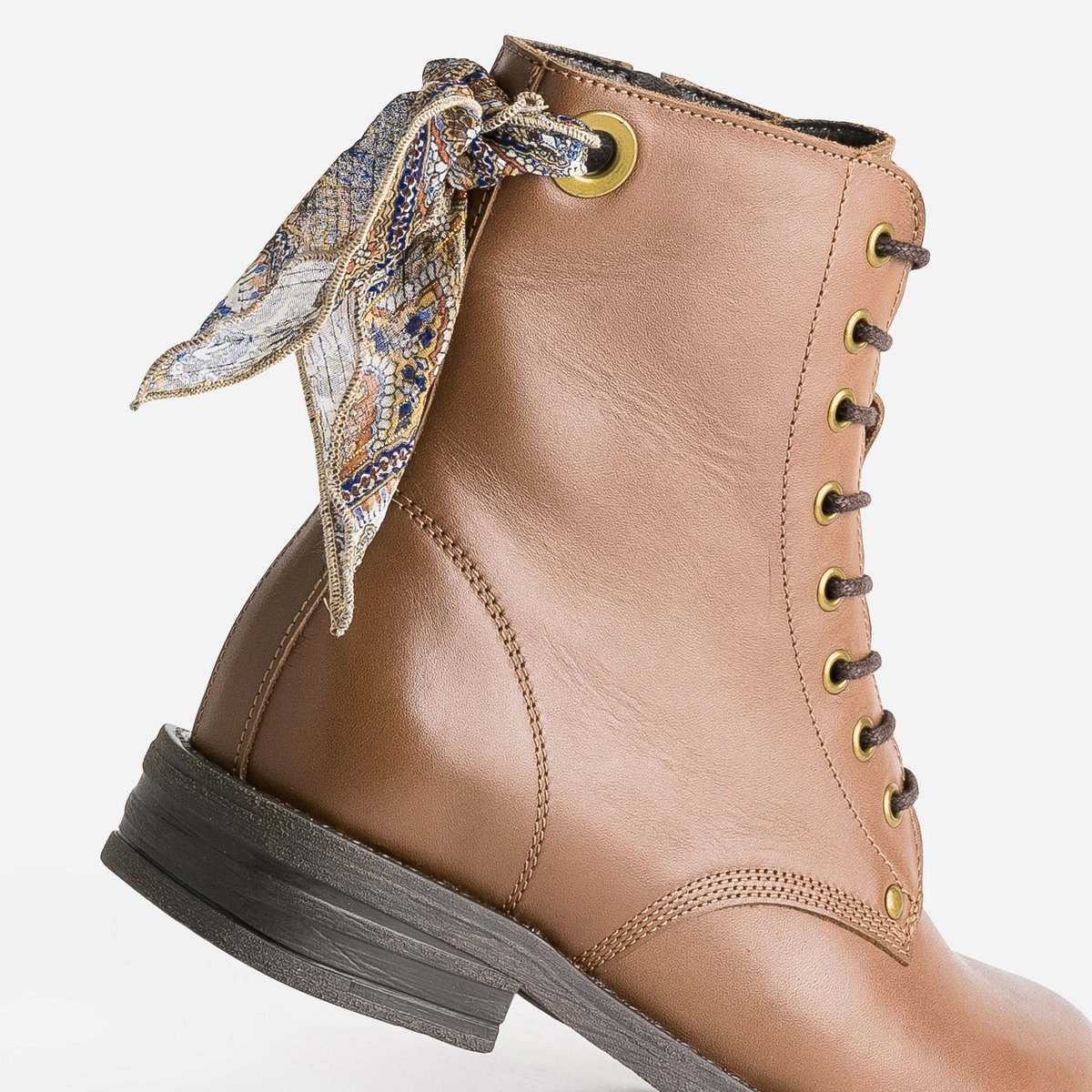 Boots en cuir SIERATO camel, ERAM