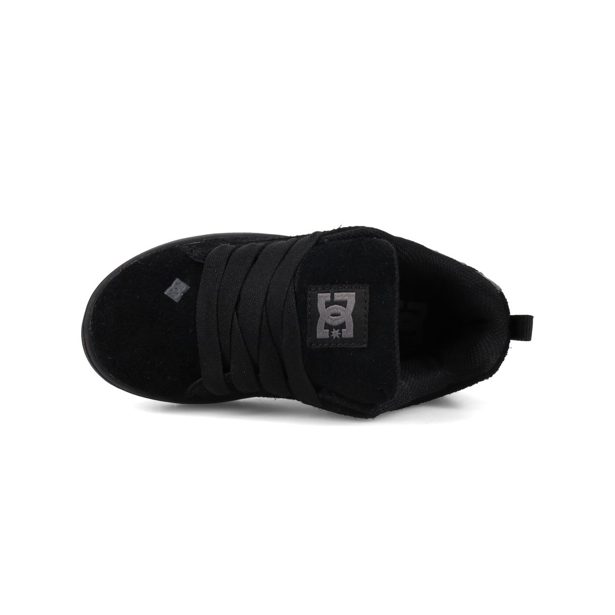 Chaussures en cuir COURT GRAFFIK SE. noir black/black/grey, DC SHOES