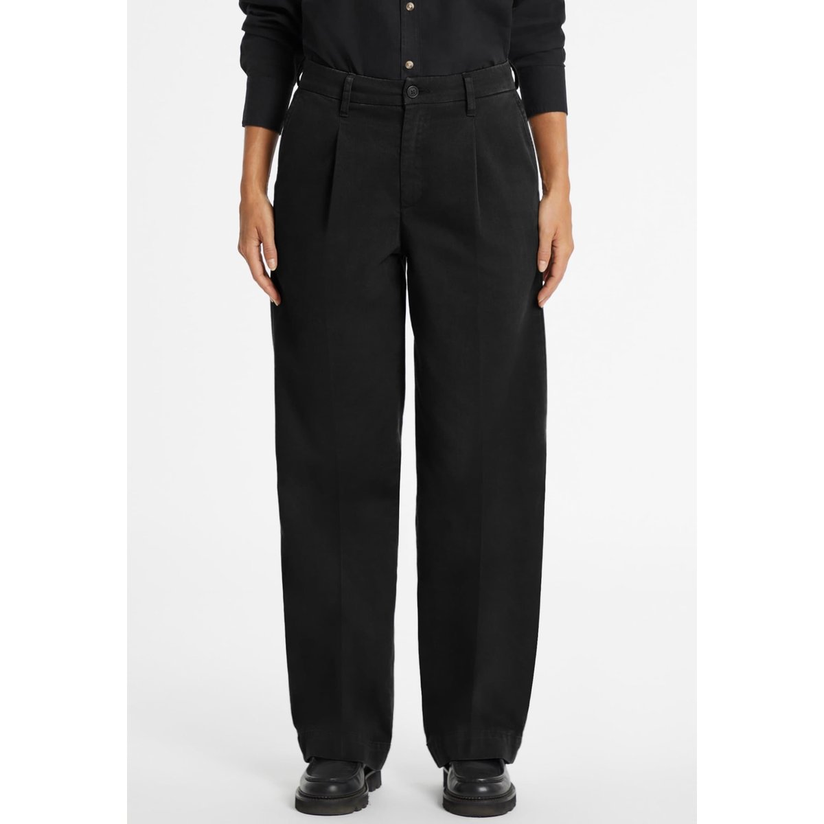 Pantalon Jambe Large noir, GUESS JEANS