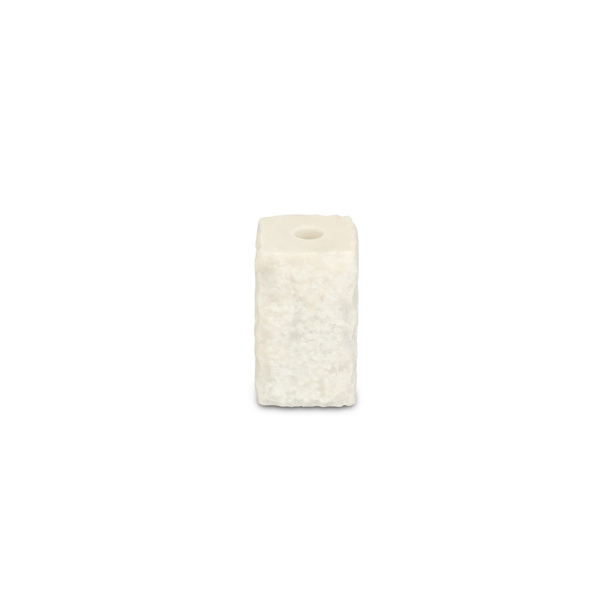 Bougeoir OPUS blanc, SP COLLECTION