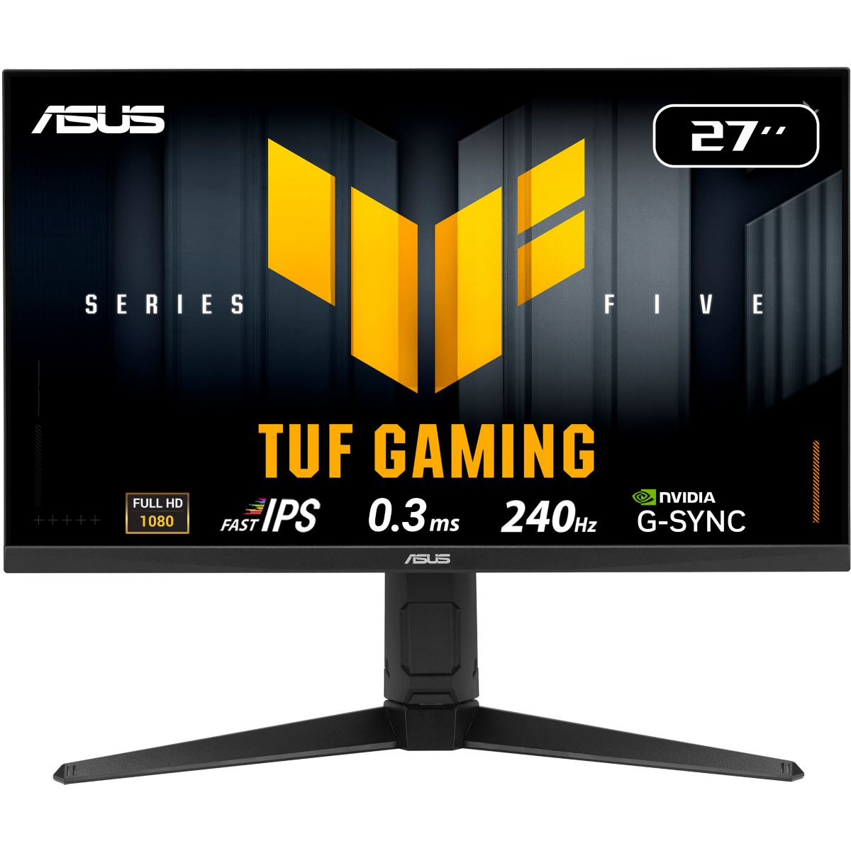 Ecran PC Gamer VG279QML5A 27" Full HD 240Hz Fast IPS HDR10+ AMD FreeSync & G-Sync couleur unique, ASUS