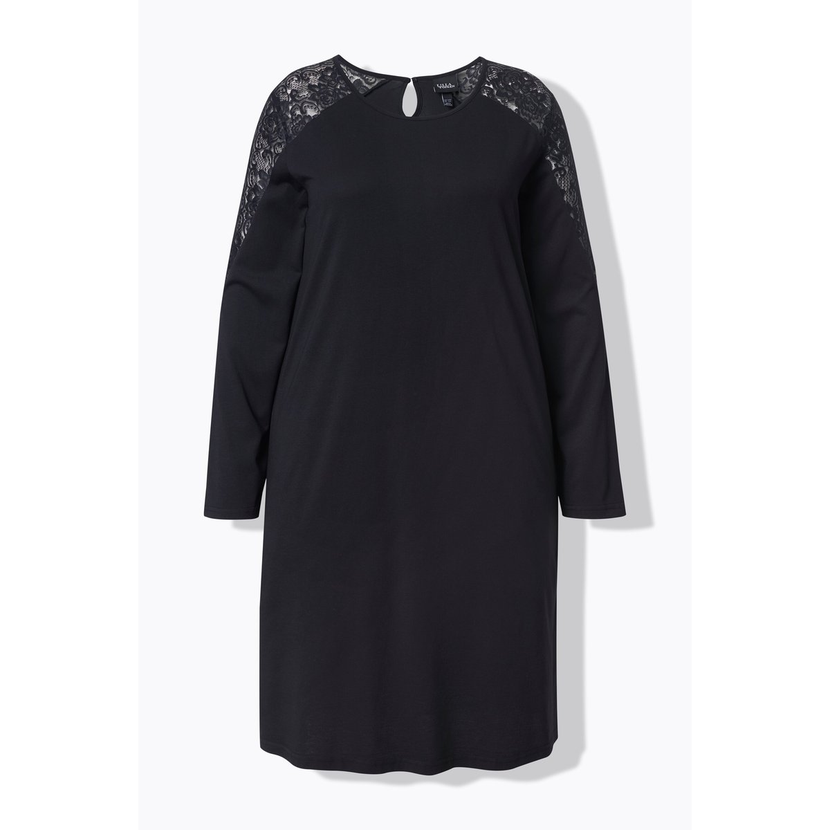 Chemise de nuit avec dentelle noir, ULLA POPKEN