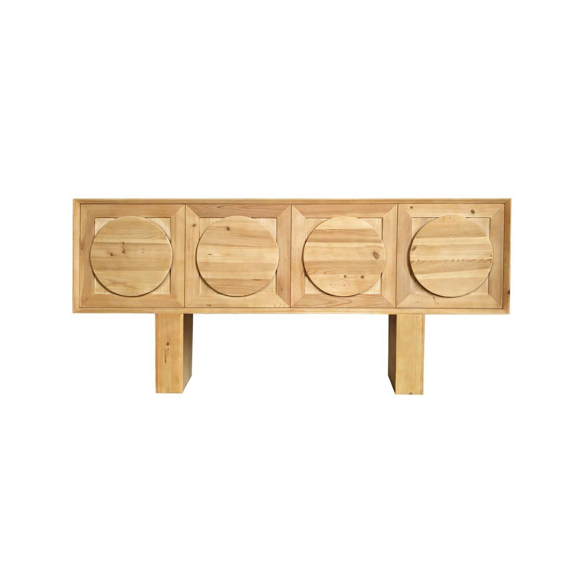 Buffet en bois recyclé SIGRID bois clair, MADE IN MEUBLES