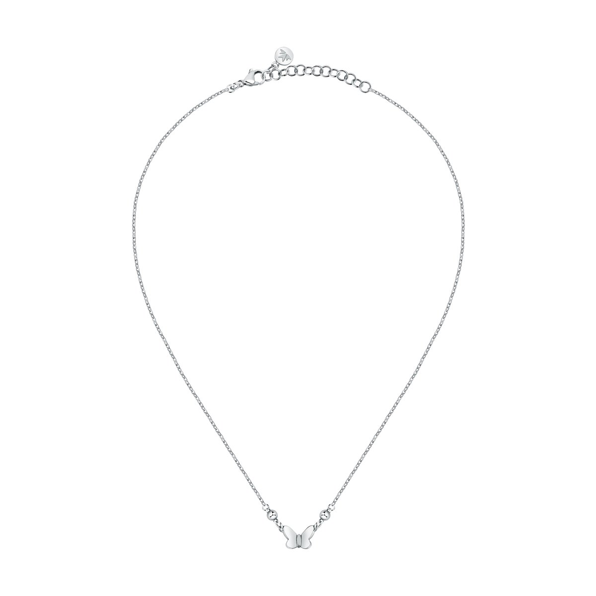 Collier en acier, cristaux, TALISMANI argent, MORELLATO