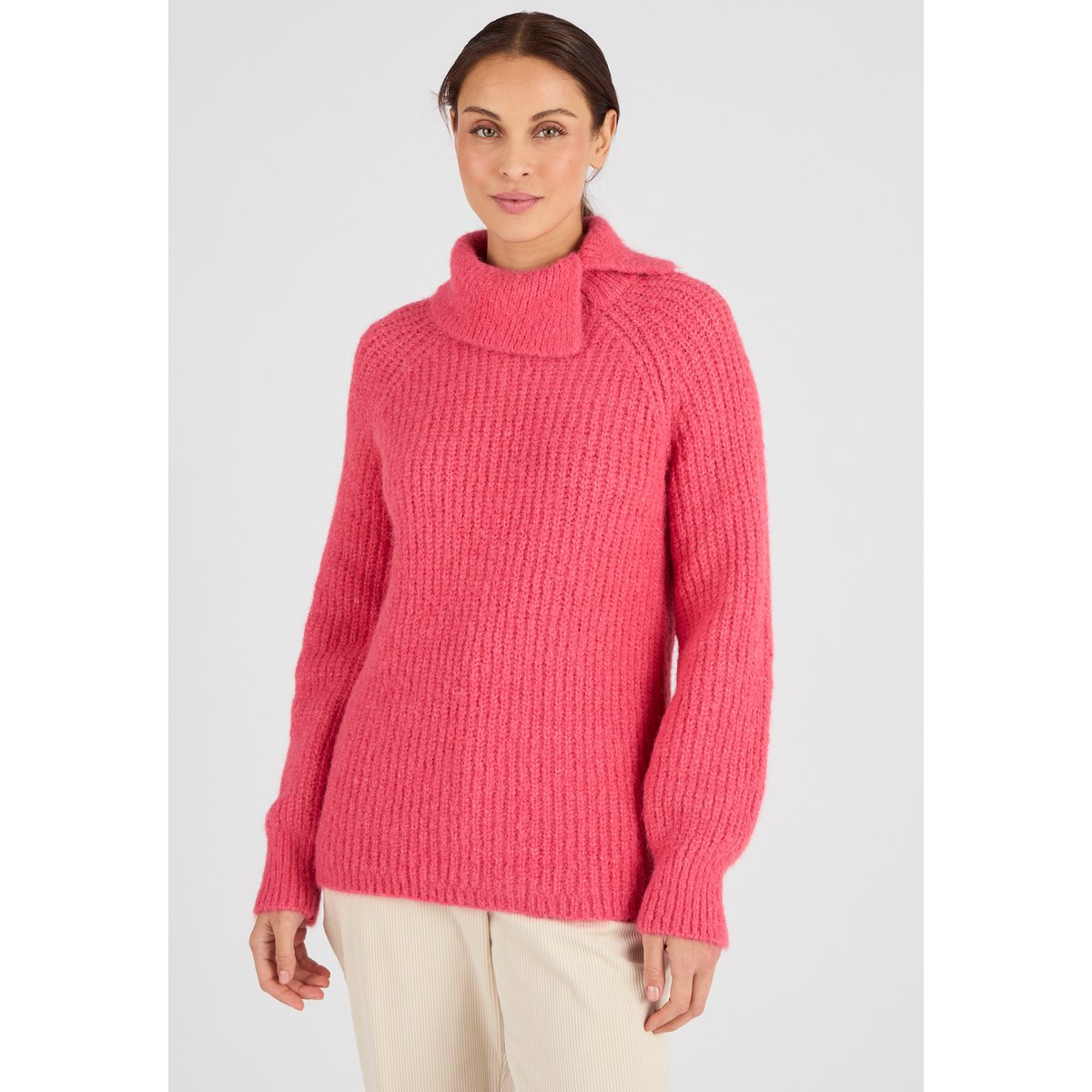 Pull fils poilus Thermolactyl rouge, DAMART