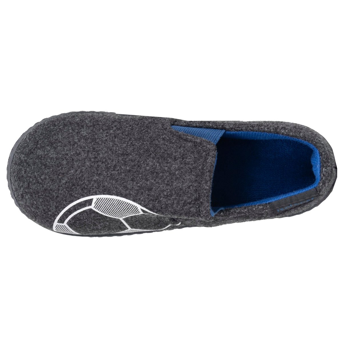 Chaussons Mocassins gris, ISOTONER