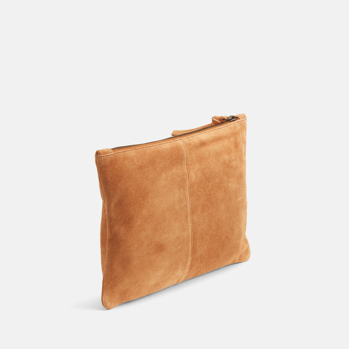 Gianna Suede Pouch cognac, PIECES