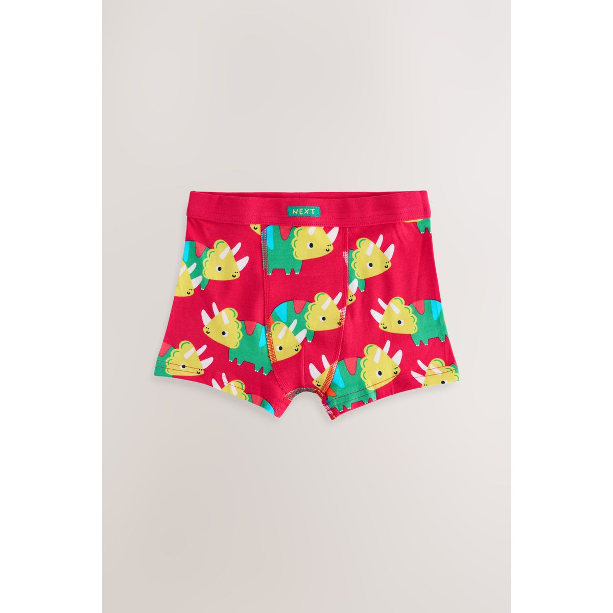 Boxer doux à taille contrastante, lot de 7 multi-dinosaure, NEXT