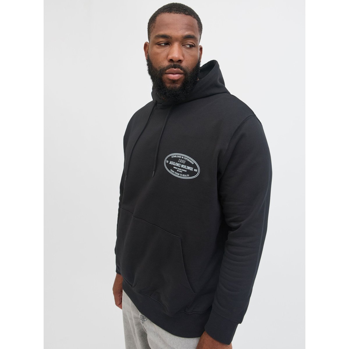 Sweat À Capuche noire - black, JACK & JONES