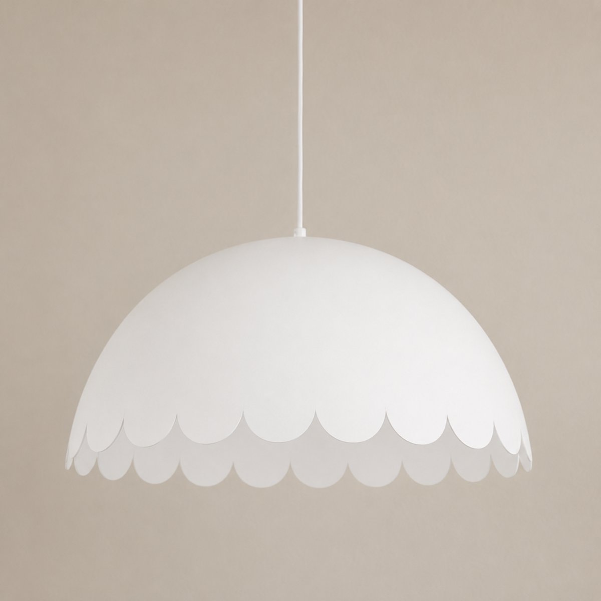 Suspension en métal D50 cm - FLOW blanc, MAISON PAVANE