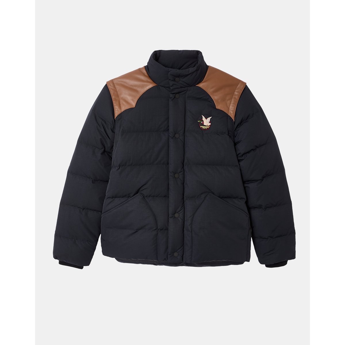 Doudoune uni col montant K TOGS noir, CHEVIGNON