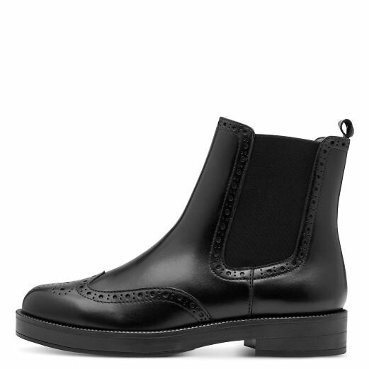 Leather Chelsea Boots black, TAMARIS