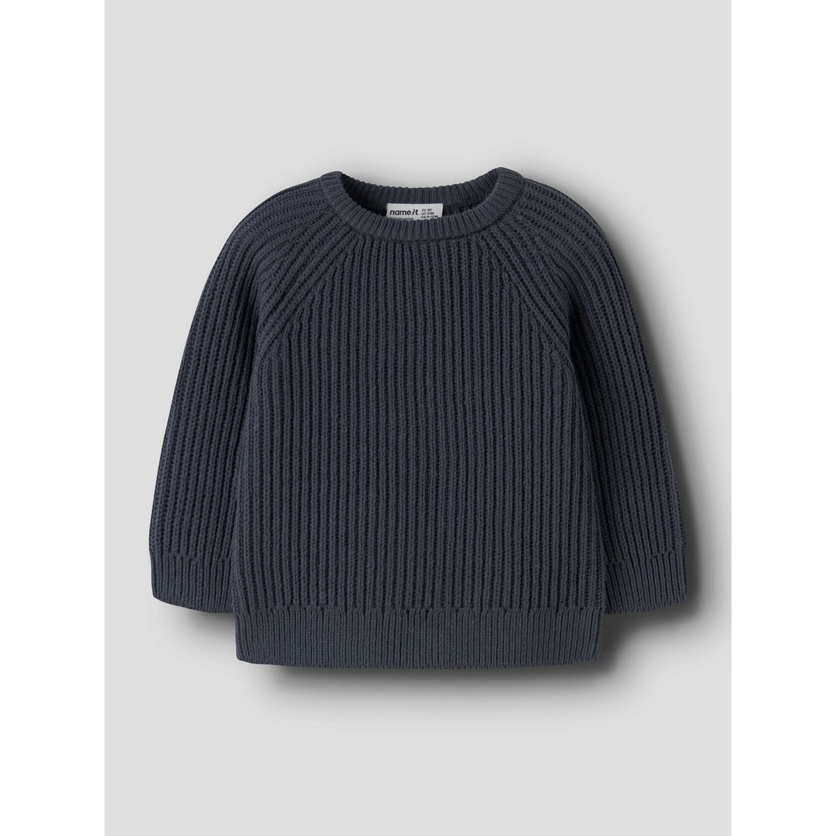 Pull En Maille bleu - ombre blue1, NAME IT