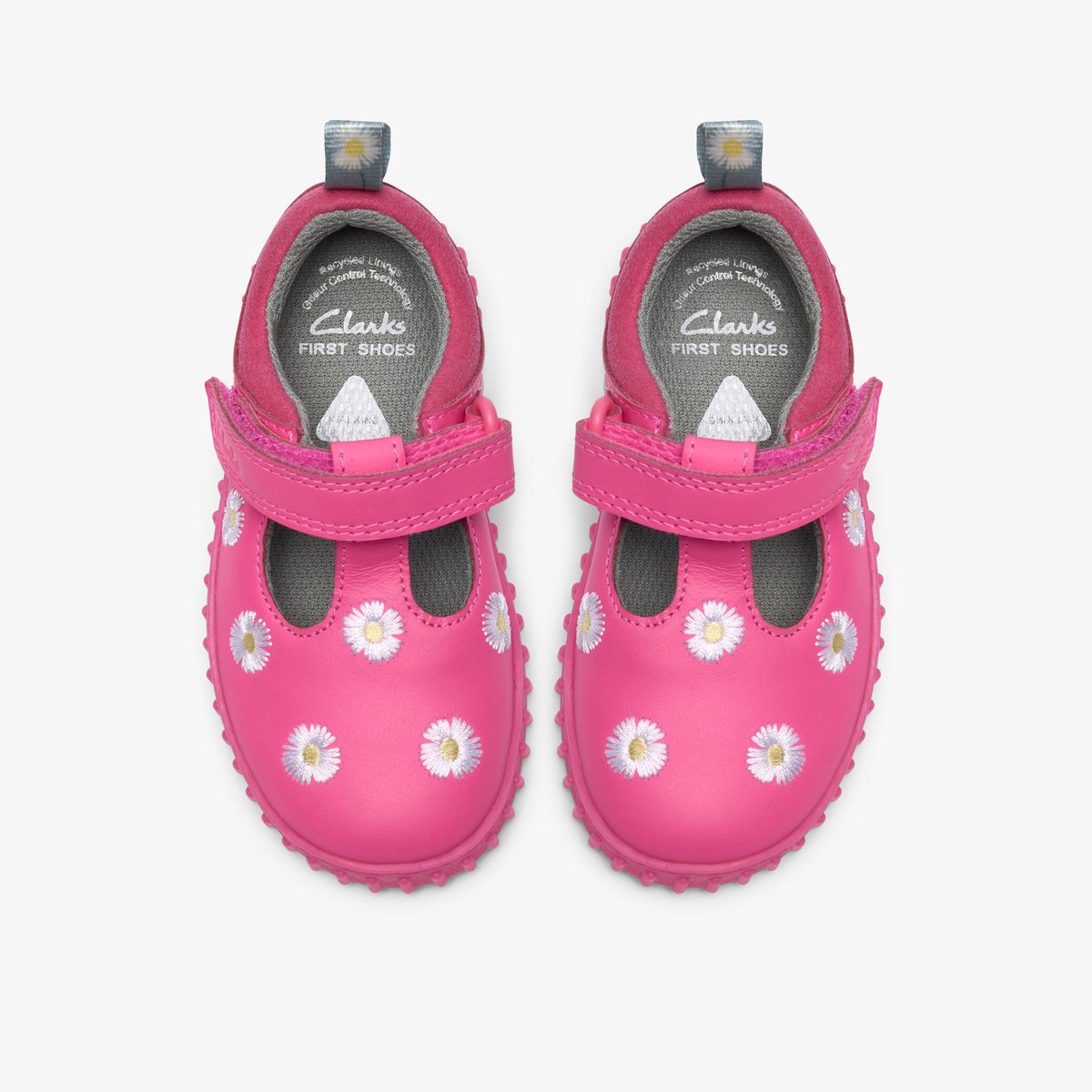 Escarpins Cuir Coupe Large COVE SPRING T rose, CLARKS