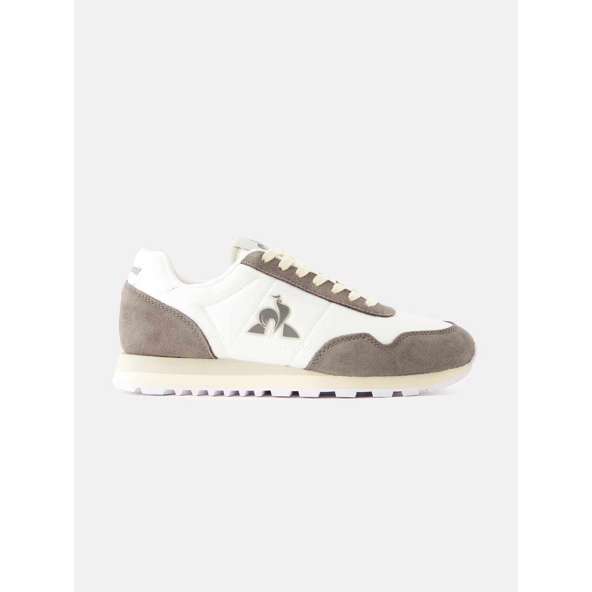 Sneakers rétro-running avec détails suede Astra optical white/ tornado, LE COQ SPORTIF