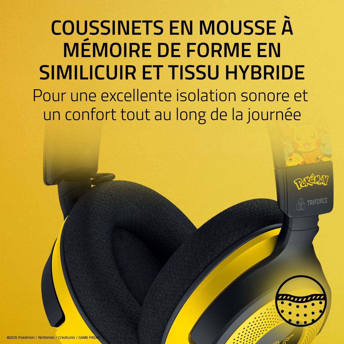 Casque gamer KRAKEN V4 X POKÉMON KANTO STARTERS ED multicolore, RAZER