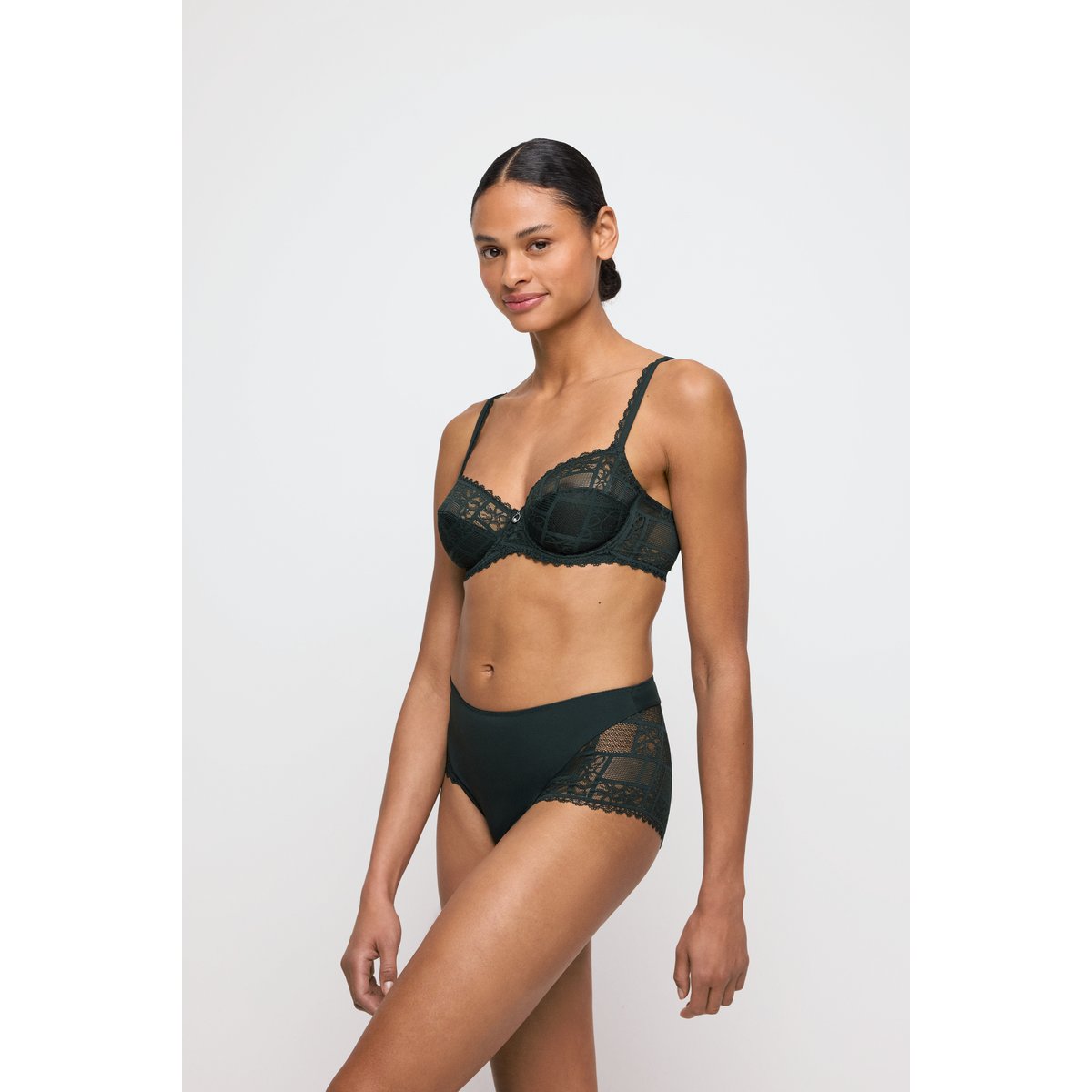 Slip taille haute JADEI vert - deep forest, MARIE JO