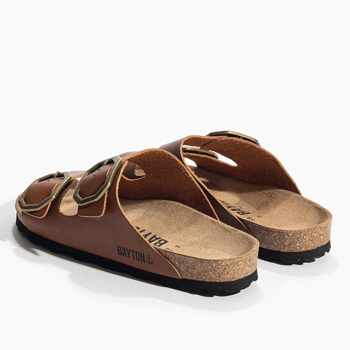 Sandales ALICANTE camel, BAYTON