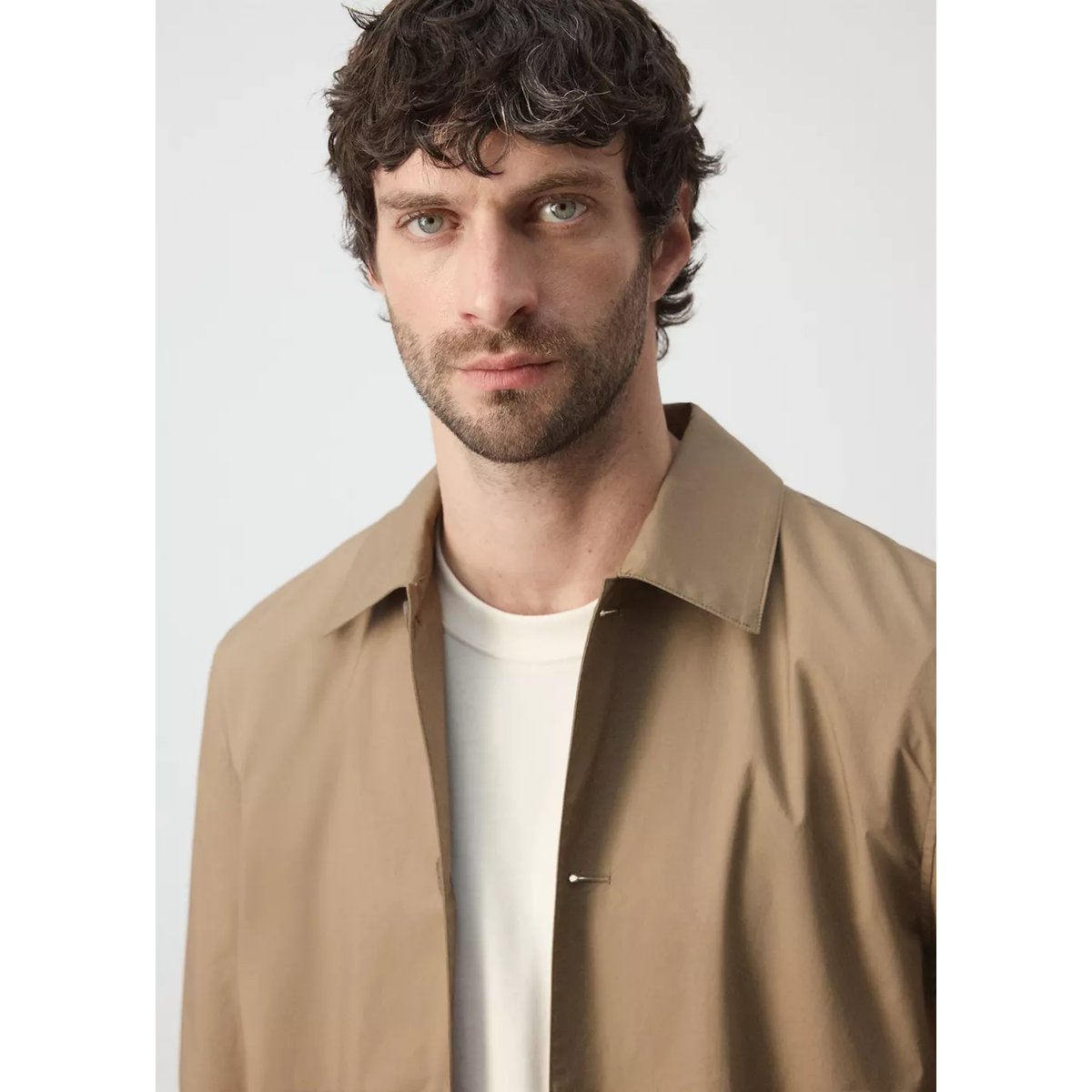 Veste légère coton orange brûlé, MANGO MAN