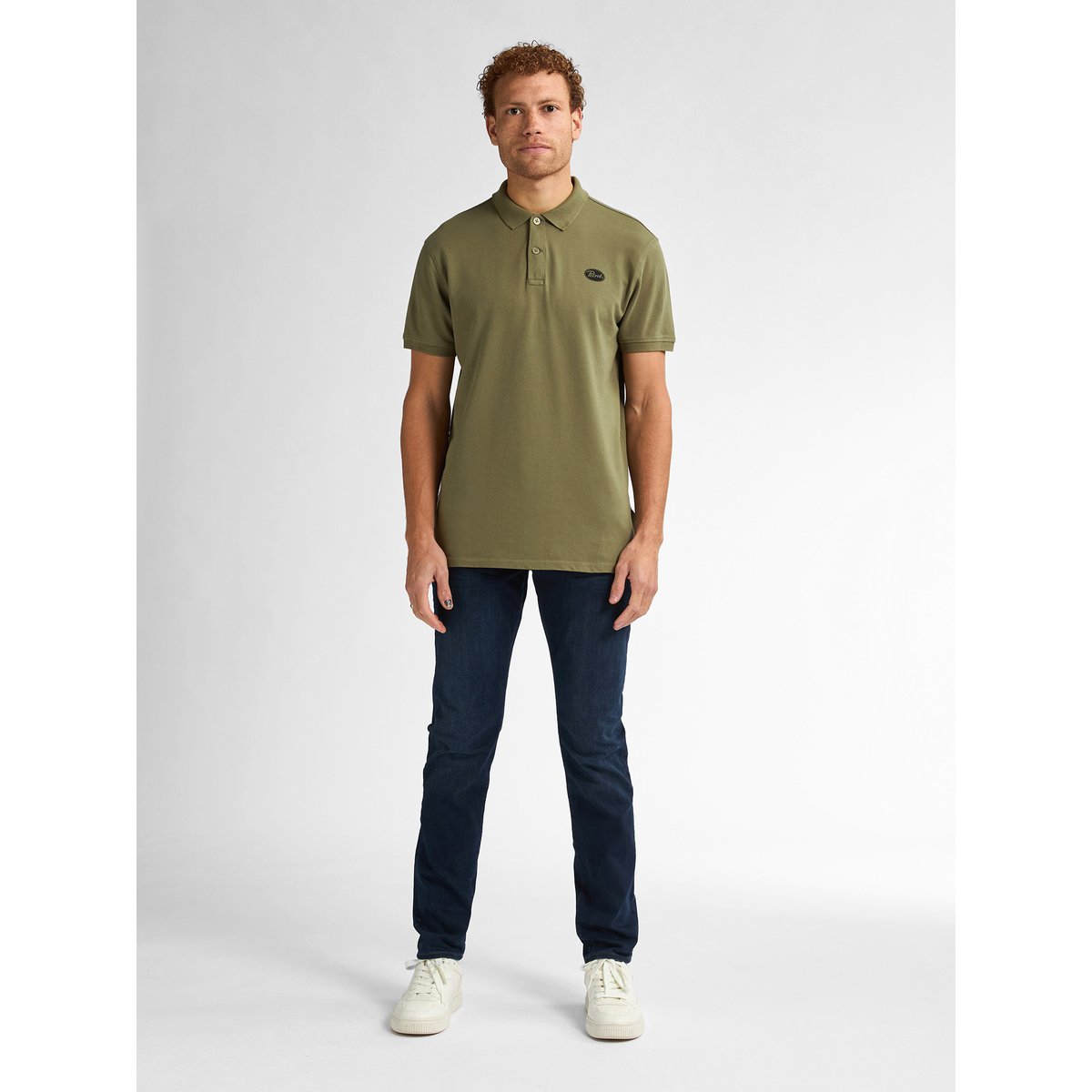 Polo classique vert dusty army, PETROL INDUSTRIES