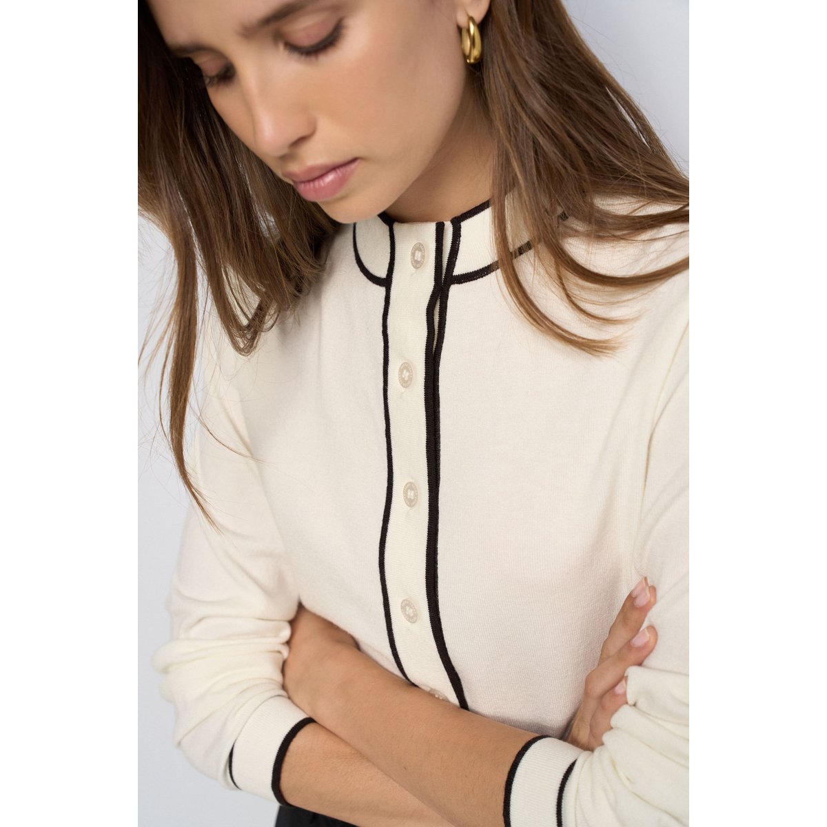 CARDIGAN EN MAILLE beige, SALSA JEANS