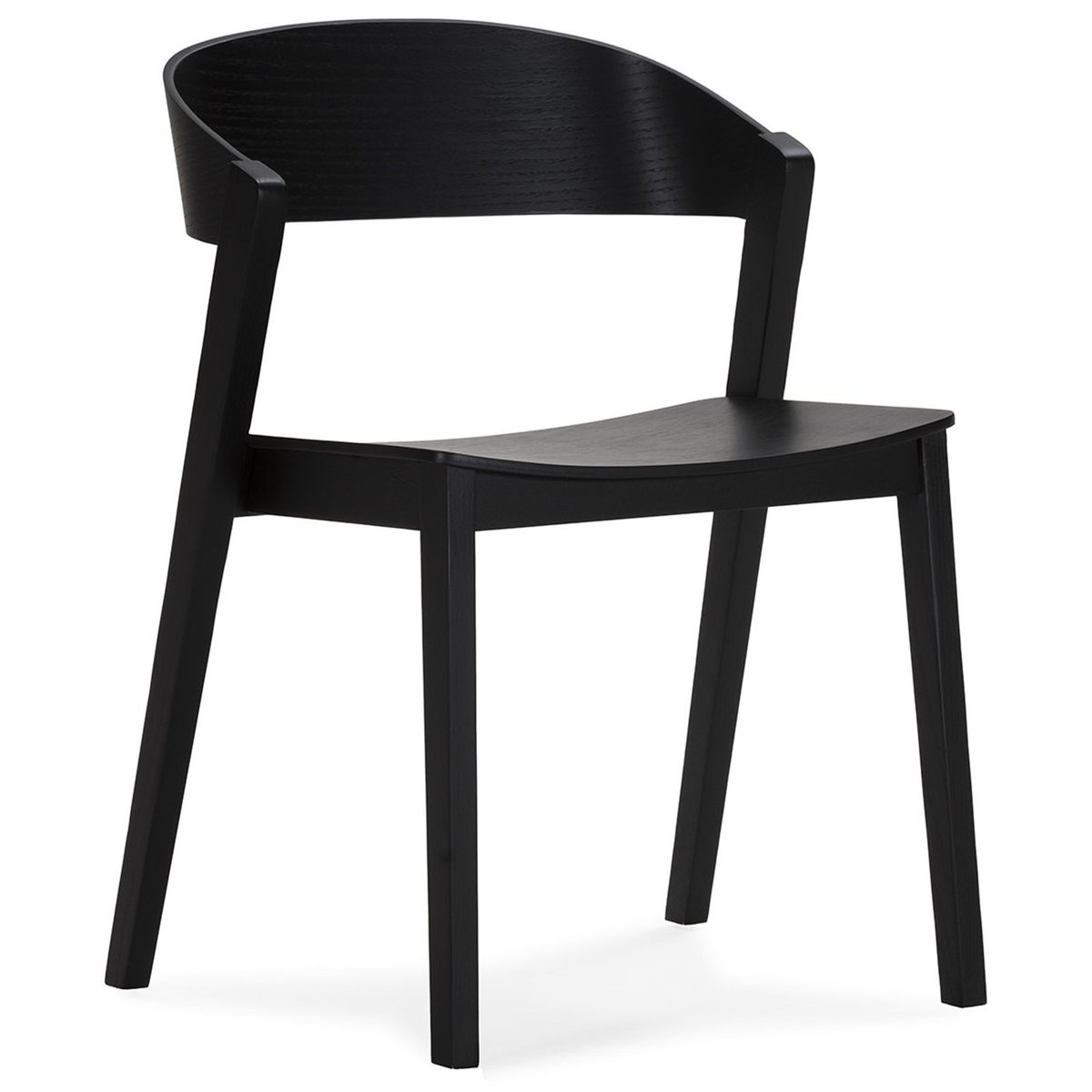 Chaise en placage de chêne noir, RECOLLECTION