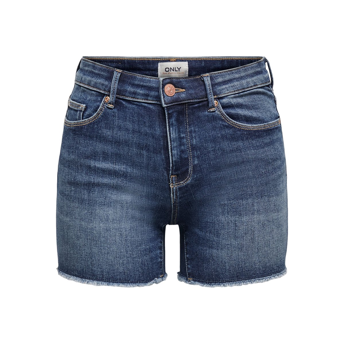 Short En Denim bleue - dark blue denim 1, ONLY