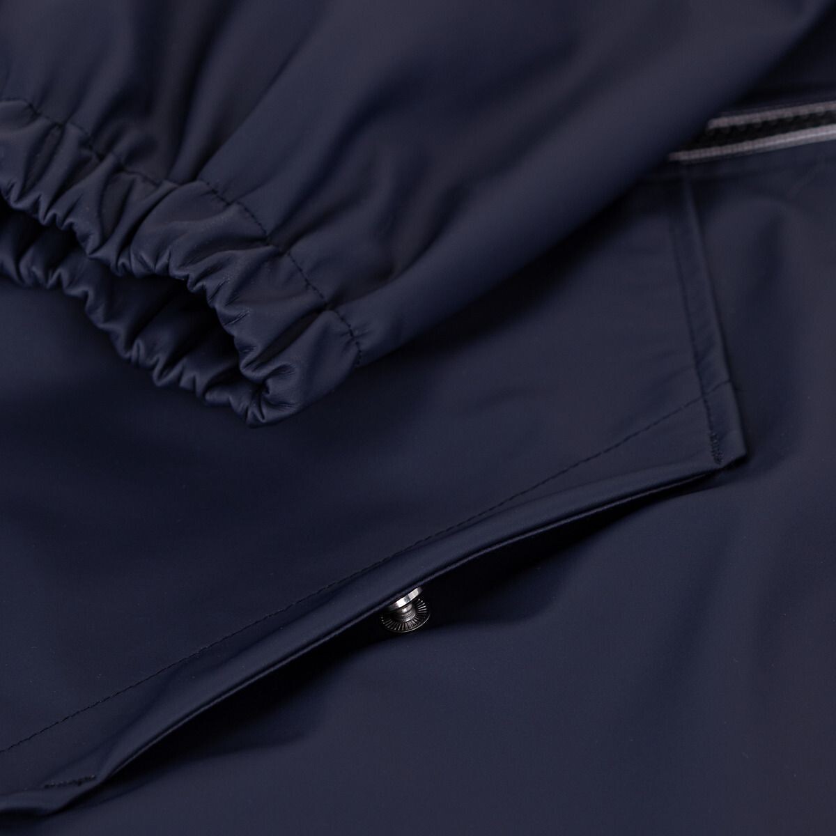 Ciré zippé court à capuche marine, PETIT BATEAU