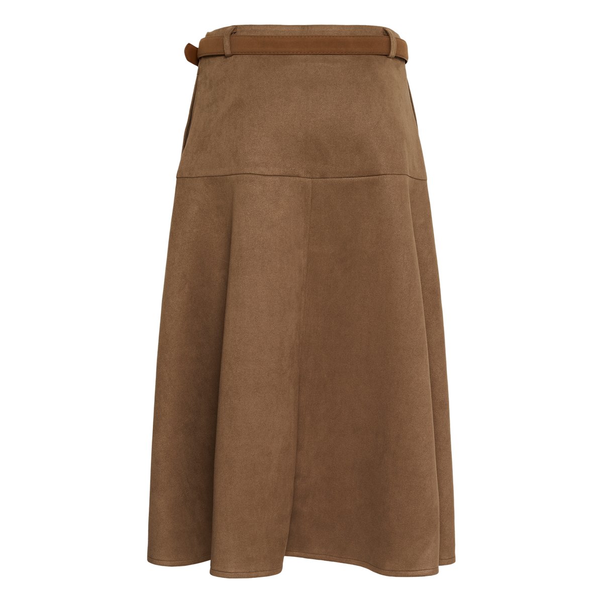 Jupe casual beige fosilla, CREAM