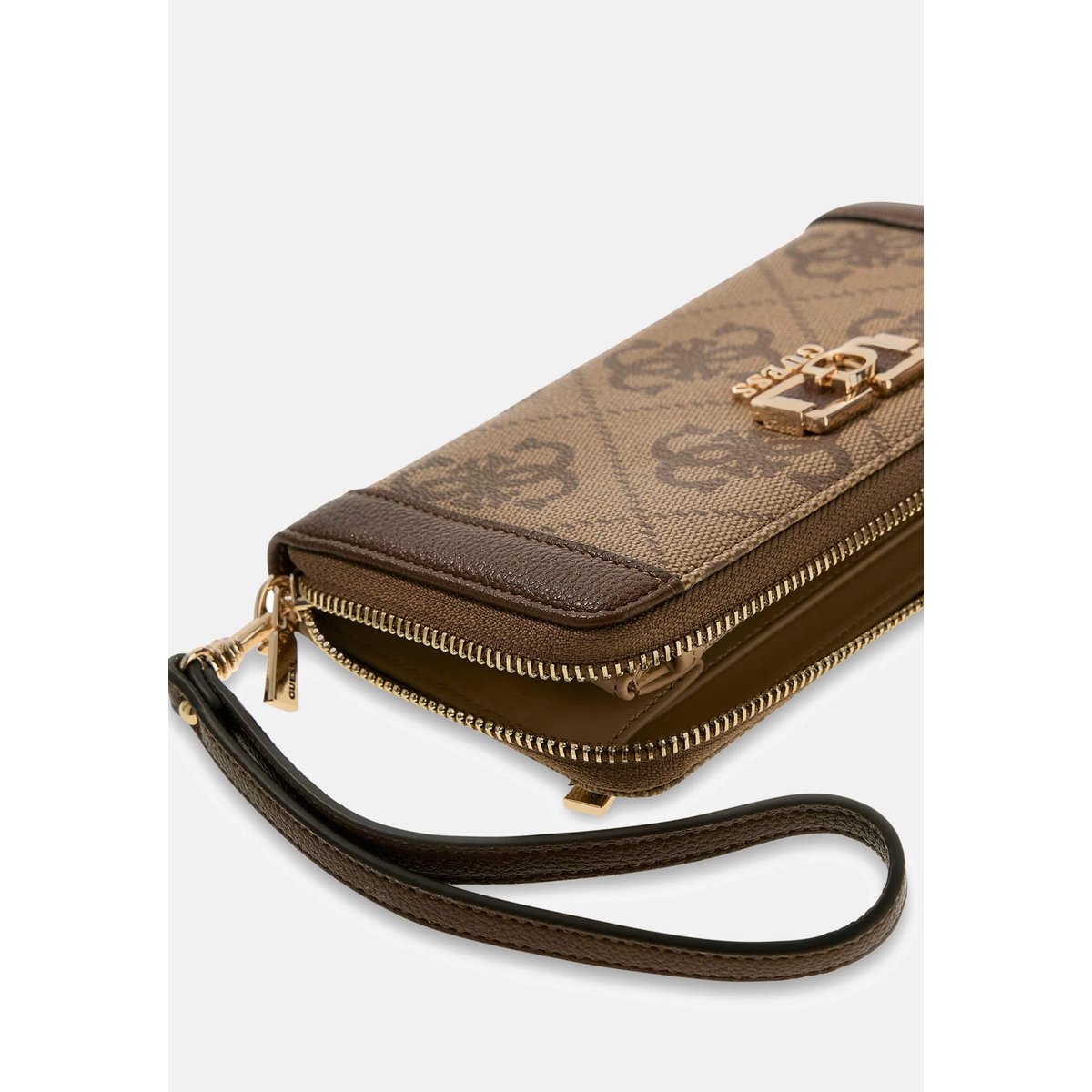 Portefeuille Maxi 4G Karnilla marron multi, GUESS