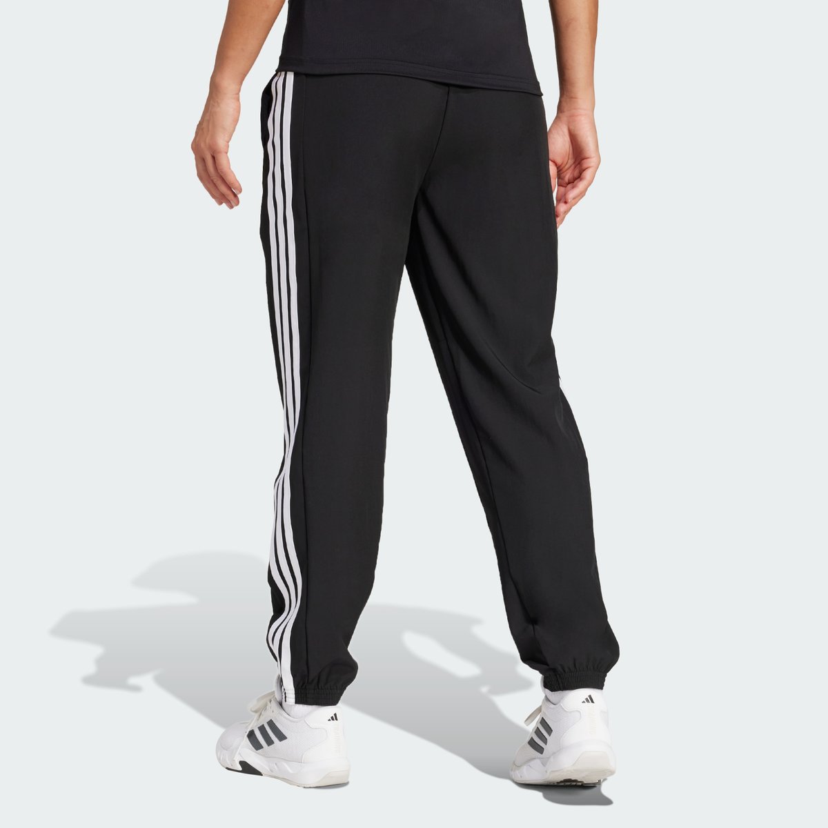Pantalon Toile 3 Bandes Train Essentials Pantalon Toile 3 Bandes Train Essentials black / white, adidas Performance