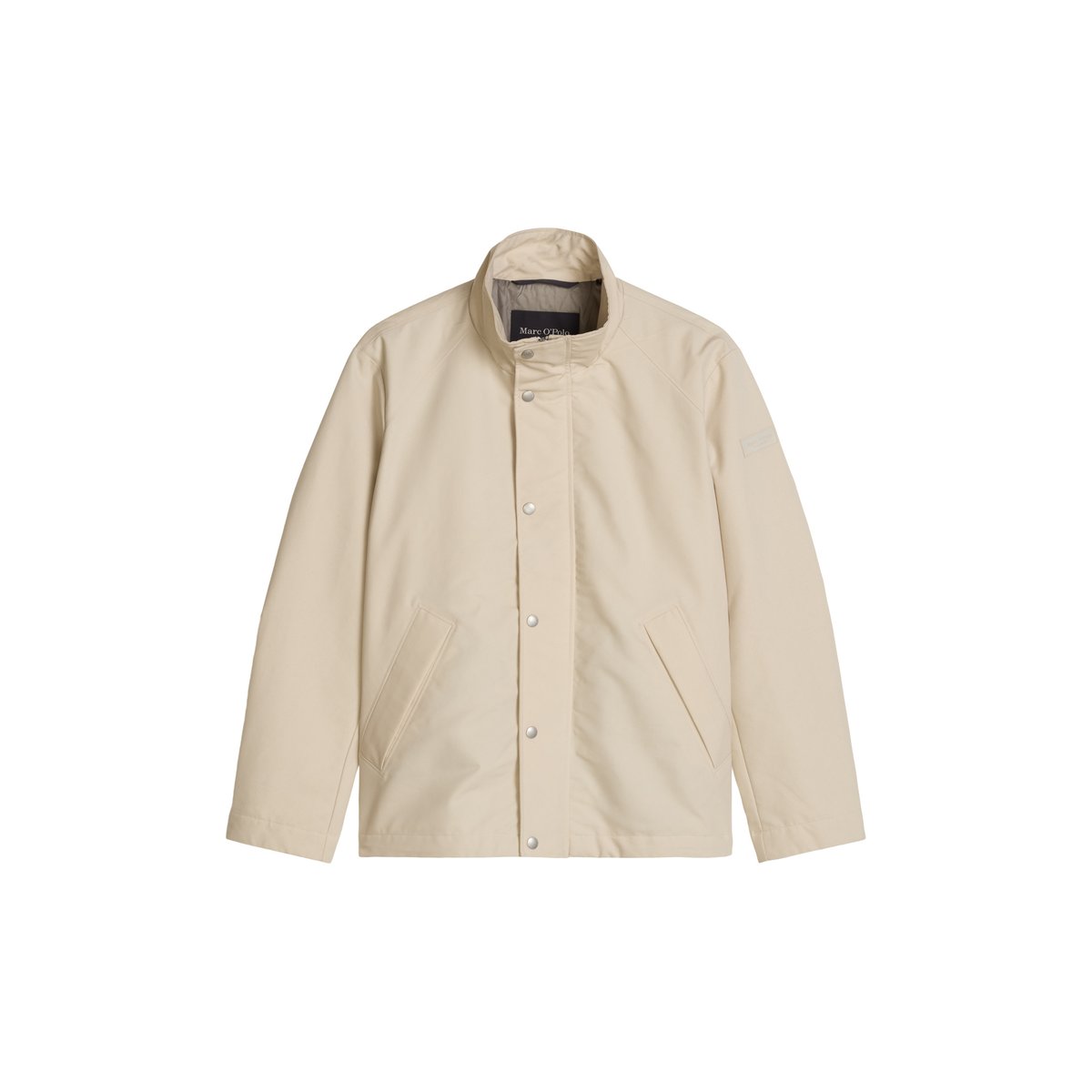 Veste en toile, coupe classique avec un léger rembourrage en Unifi REPREVE® beige, MARC O'POLO