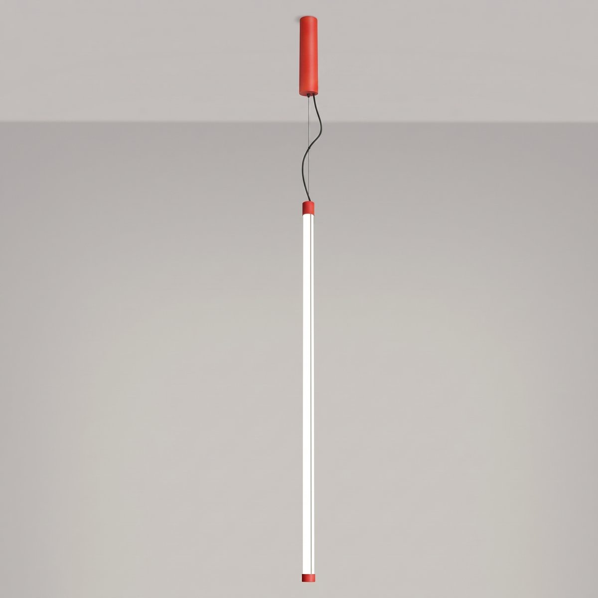 Suspension Acier Rouge LED 1 Trang rouge, EDEN